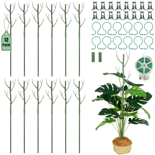 12 Pack Monstera Plant Support Stakes (12Pack-27.5 Inch)