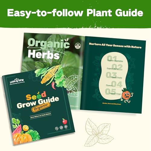 Lush&Dew Zone 6 Heirloom Survival Seed Kit (32 Count)