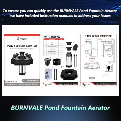 Pond Fountain Aerator (Black B)