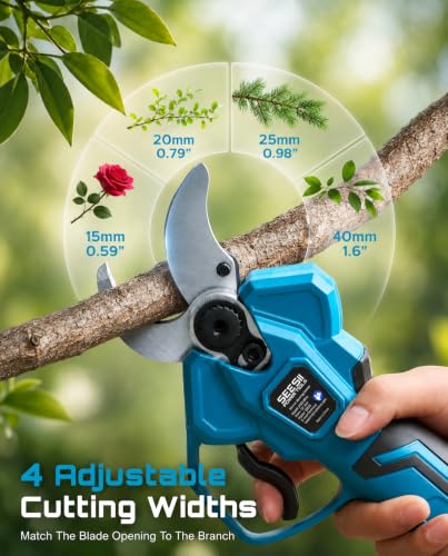 Electric Pruning Shears (Sea Blue)