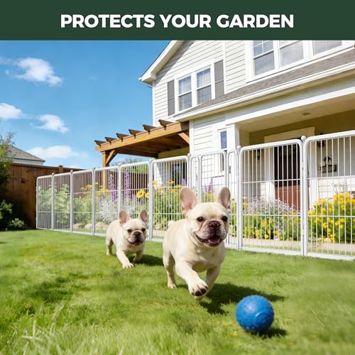 No Dig Garden Fence (White / 24"H)