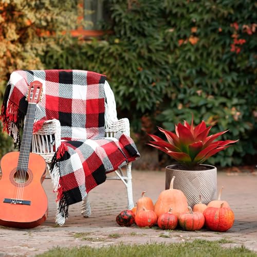 Fall Fake Agave Artificial Plant (Red / 28 Inches)