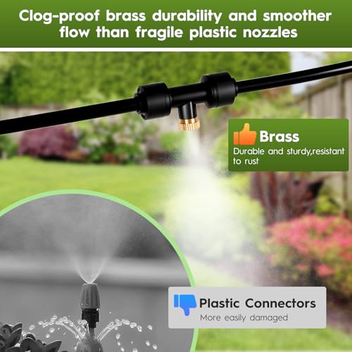 100FT Misting Cooling System for Patio & Garden