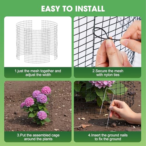 6 Pack Plant Protectors from Animals (16in-6Pack)