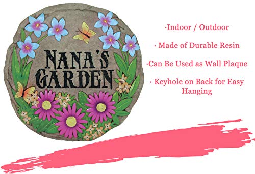 Garden Décor Nana's Garden Stepping Stone (Nana's Garden / 9.63" Diameter)