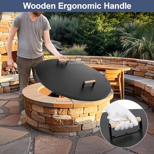 Fire Pit Lid Round 36"w