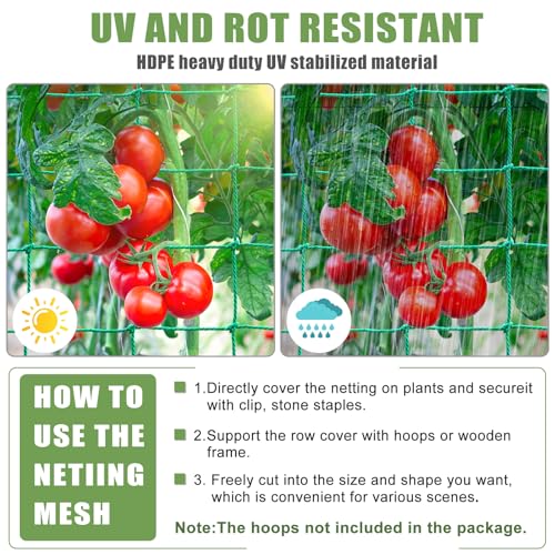 Trellis Netting for Climbing Plants (6.6x9.85 FT (27 Strands))