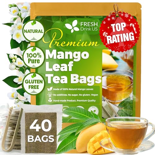 Premium 40 Mango Leaf Tea Bags (40 Tea Bags)