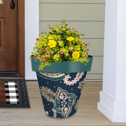 Everyday Planter 14" x 15" x 15" Paisley Large Planter (Paisley / Large)
