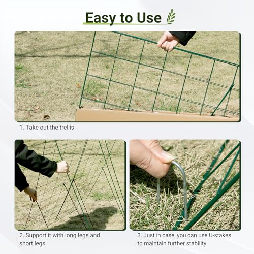 Cucumber Trellis for Garden 48" L x 16" W (48" L x 16" W)