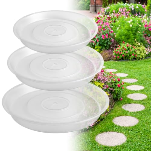 3 Size Round Stepping Stone Mold (10" 11.4" 12.6" / Transparent)