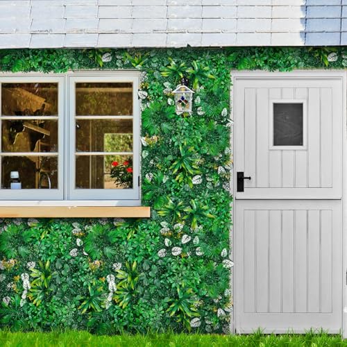 Artificial Boxwood Panels (Dracaena 3 / 8PCS 20''x20'')