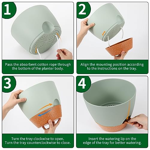 10 inch Plant Pots (2 Count)