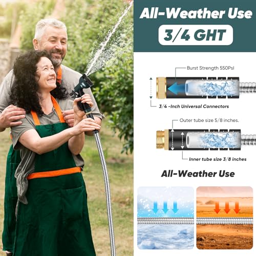 Garden Hose 50 FT with 10