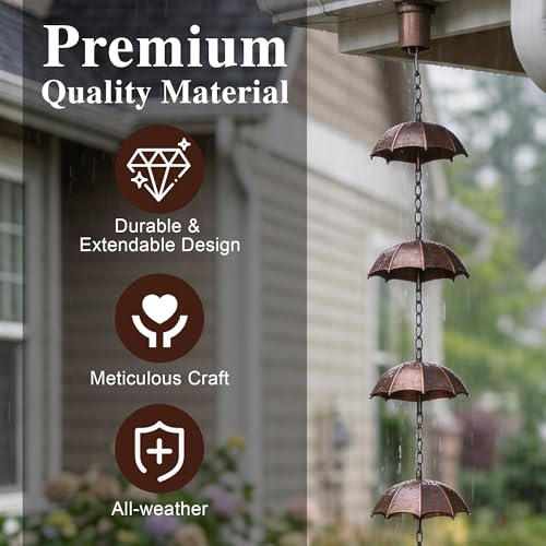 Umbrella Rain Chain (Umbrella Cups)