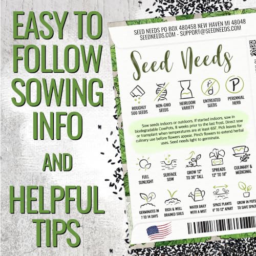 Lemon Balm Seeds to Plant Heirloom Non (5 Packs)