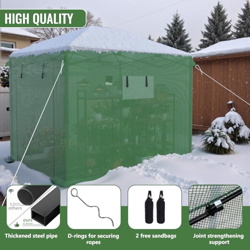 8X12 FT Pop Up Greenhouse (8X12 FT)