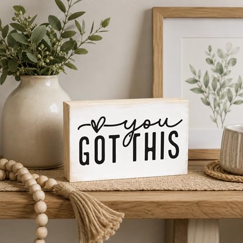 Rustic Wooden Block Sign