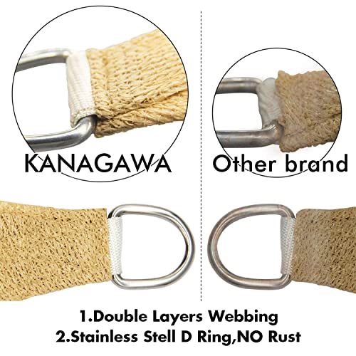 6'X16' Sun Shade Sail Sand Curved Rectangle Customizable