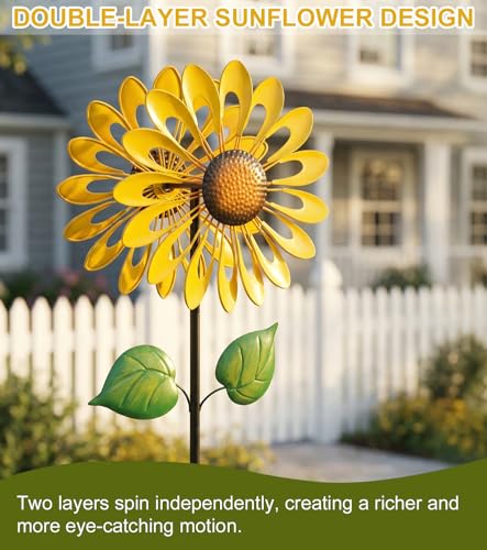 Wind Spinner Outdoor (13in(Sunflower))