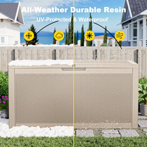 150 Gallon Resin Deck Box