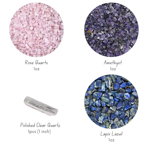 Terrarium Starter Kit (Large Kit + Crystals)
