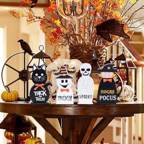 Halloween Decorations Indoor (Halloween - Ghost, Cat, Skull, Witch)