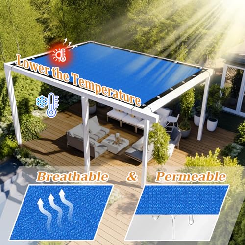 Customized Size 90% Sun Shade Cloth with Grommets
