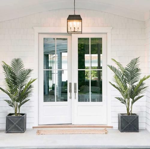 5ft Artificial Palm Tree for Home Decor (Palm Tree - 2 Pack (5ft) / 5ft)