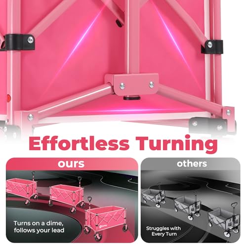 Collapsible Wagon (Pink / 300lbs)