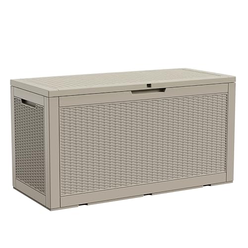 Waterproof Outdoor Storage Box (Grey / 125 Gallon)