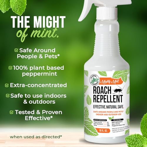 Peppermint Oil Roach Repellent Spray (16 Fl Oz)
