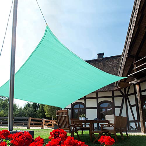 18'X24' Sun Shade Sail Turquoise Curved Rectangle Customizable (Turquoise / 18'X24' custom)