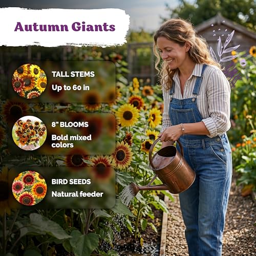 125 Autumn Beauty Mix Sunflower Heirloom Flower Seeds