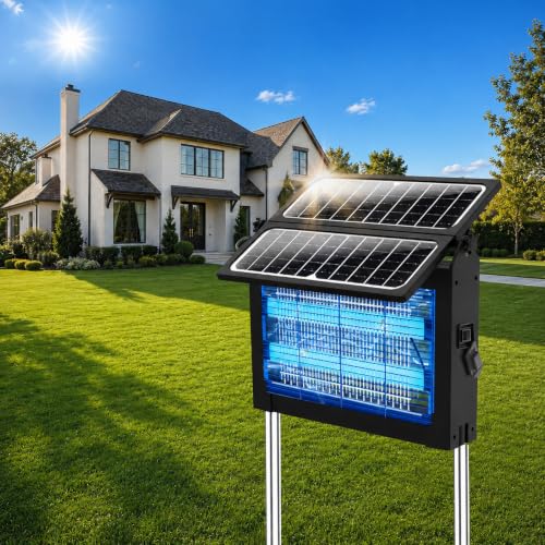 Solar Bug Zapper Outdoor (Night Black)