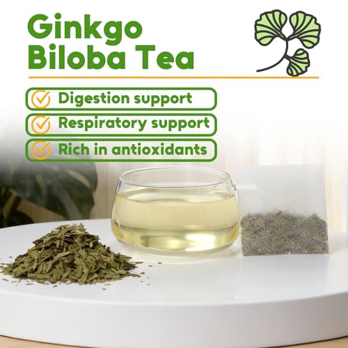 Ginkgo Biloba Tea Bags (75 Count (Pack of 1))