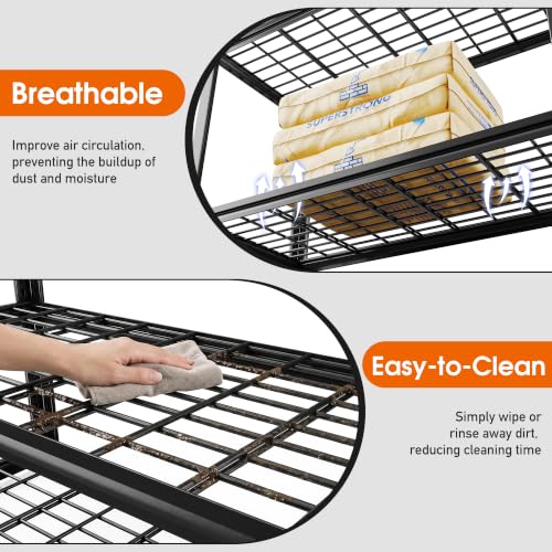 40" W Heavy Duty Shelf Load 2240Lbs for Basement Warehouse Workshop (40"W x 19.7"D x 59.9"H)