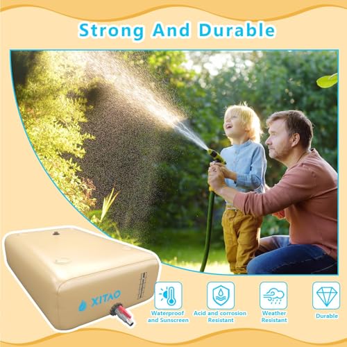 264Gal 1000L Water Bladder Tank w (264 Gal / Yellow)