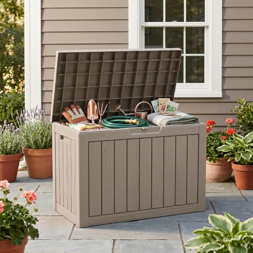 Outdoor Storage Box (Grey / 50 Gallon 3.1 M)