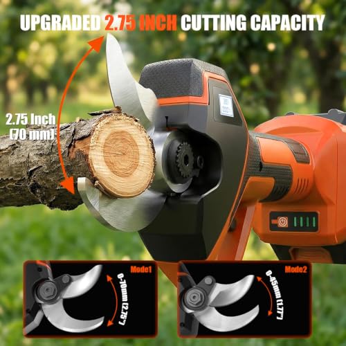 Electric Pruning Shears (Orange)