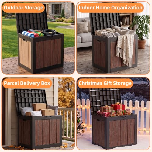 40 Gallon Outdoor Deck Box (Walnut / 40 Gallon)