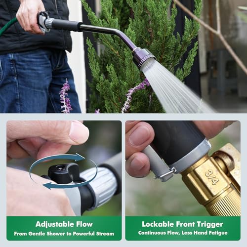 24 Inches Long Watering Wand for Garden Hose (Purple)
