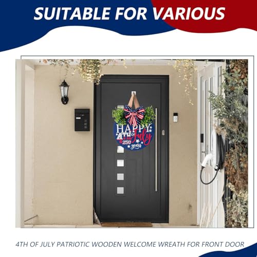 4th of July Hanging Door Sign (Happy)
