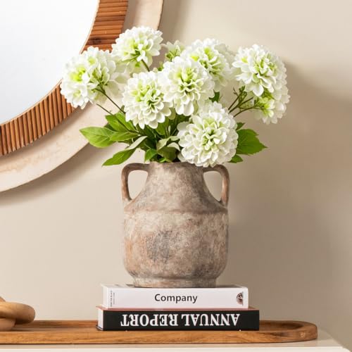 Ceramic Flower Vase with Handles