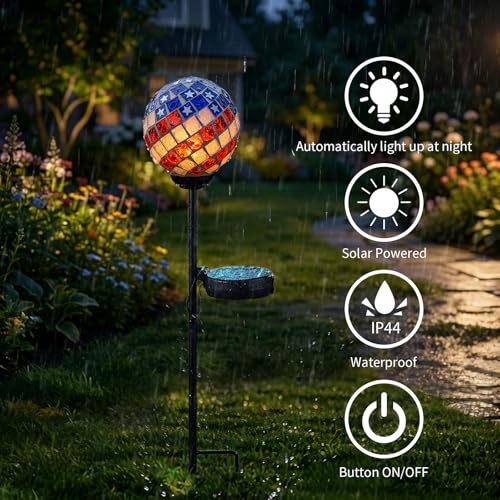 Decorative Solar Garden Lights (Red&Blue)