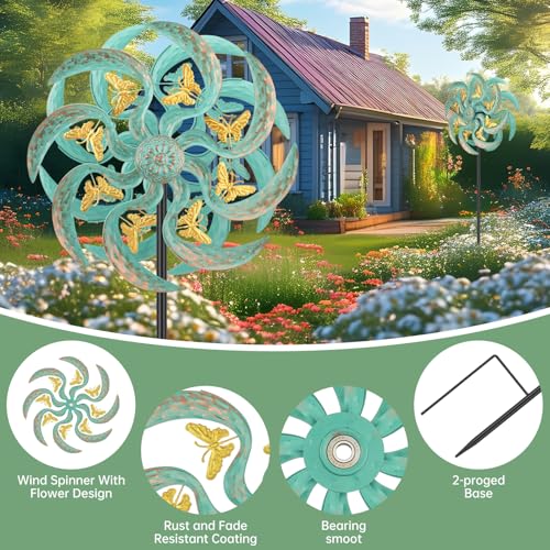 Metal Wind Spinners Outdoor