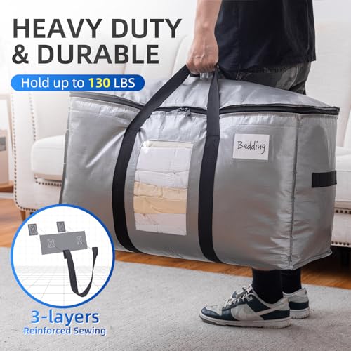 12 Pack Silver XXL Moving Bags (Silver / 12 Large-Standard)