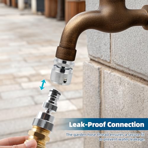 Swivel Garden Hose Quick Connector