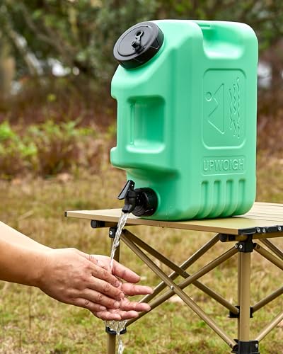 3.5 Gallon Camping Water Jug with Spigot (Mint Green)
