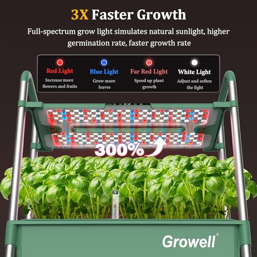 Hydroponics Growing System Kit (Green / 3 Tier/81 Pods)